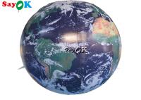 Éclairage 8ft gonflable de Decorative With Led de modèle de globe de la terre de l'événement 2.5m d'école