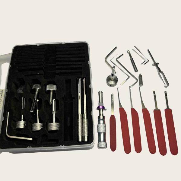 Quick Unlocking Locksmithing Tools 16pcs Safe Lock Picking Tools Easy Operation