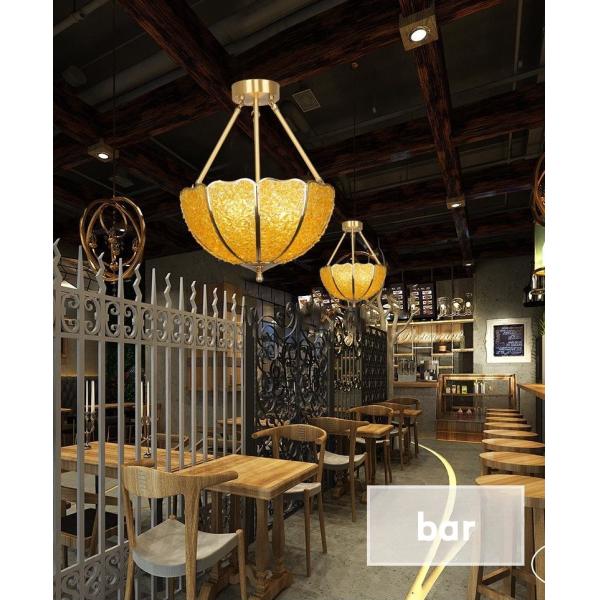 All Copper Crystal Chandelier Living Room Bedroom Study Hotel Room Homestand  Watermelon Light