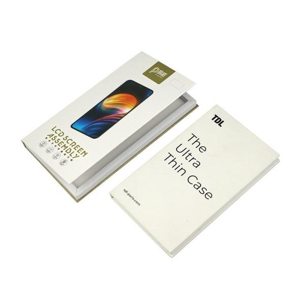 Mobile Phone Toughened Film Electronics Packaging Box Book Flip Color Box