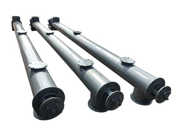 Carbon Steel Spiral Screw Conveyor 175-300 R/Min Adjustable Speed