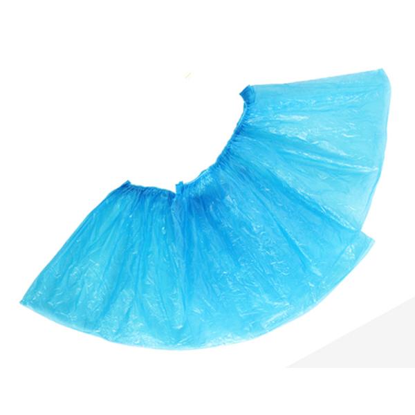 Custom Blue Disposable Waterproof Shoe Covers  Low Density Lint - Free