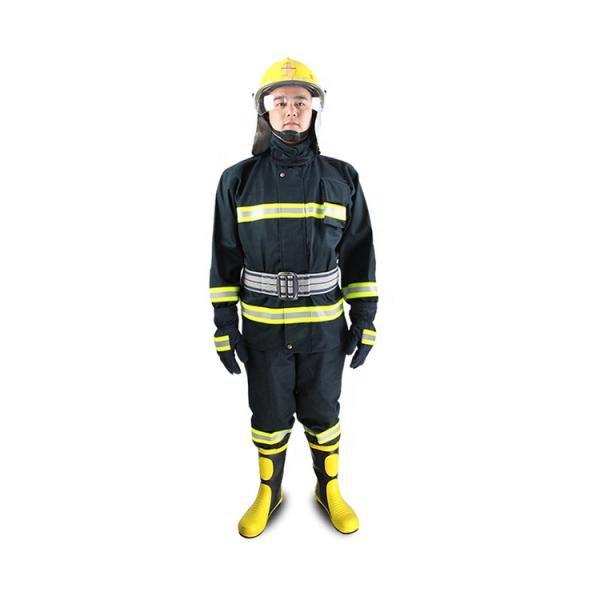 Safety Wear Heat Proof Suit Black Color Medium Thickness Special Design