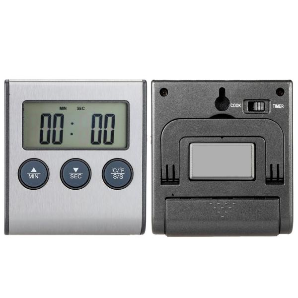 Rushed Digital Thermometer for Oven free Digital Lcd Display Probe Food Thermometer Timer