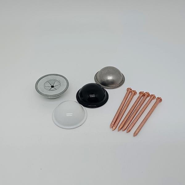 32mm Galvanized Steel Insulation Dome Cap Washers With CD Pins and Insulation Hangers