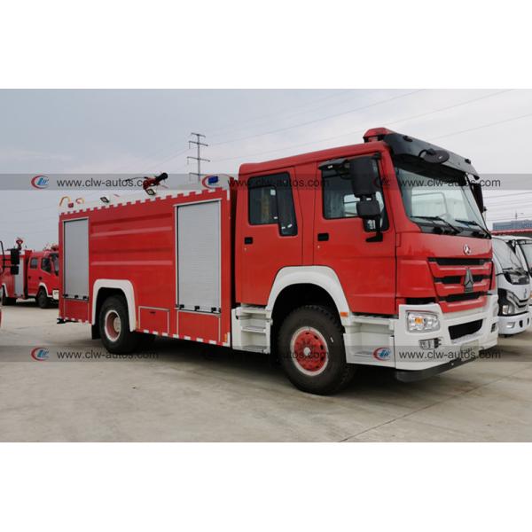 Sinotruk HOWO 4X2 6 Wheels 266HP 8CBM Fire Fighting Truck