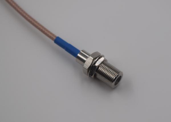 75 OHM F Female To MCX Male RF Cable Assembly With RG-179 Dual Shield Cable