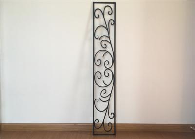 Custom Wrought Iron Entry Doors Thickness 30 Mm S509 Type Iron Mosaic Glass