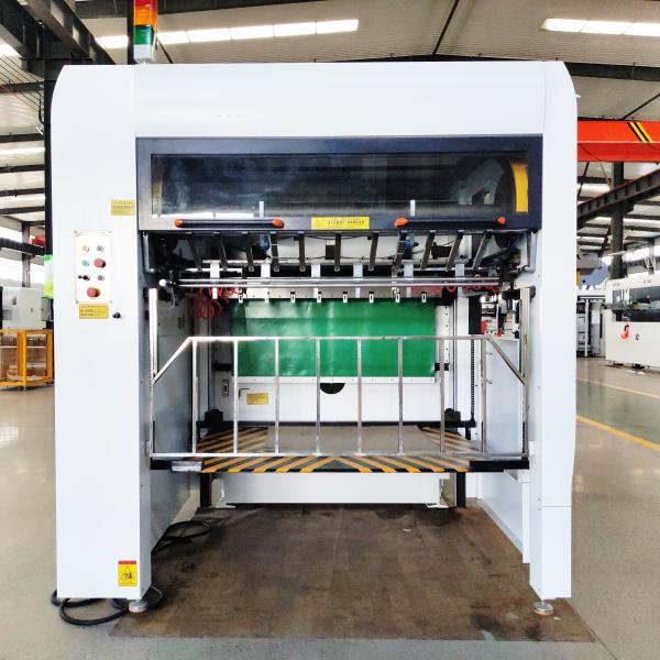 White Corrugated Carton Cutter Machine Creasing For Paper