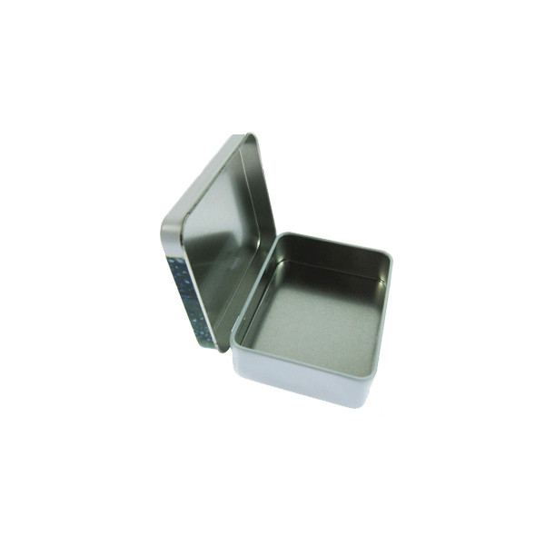Pencil Metal Tin Box Tin Metal Lunch Box Handle Gift Card Tin Box Rectangle Metal Tin Can