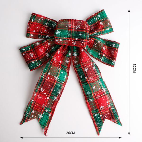 Лентовая дуга Большие праздничные рождественские дуги Красный бархатный золотой провод для декораций вечеринки