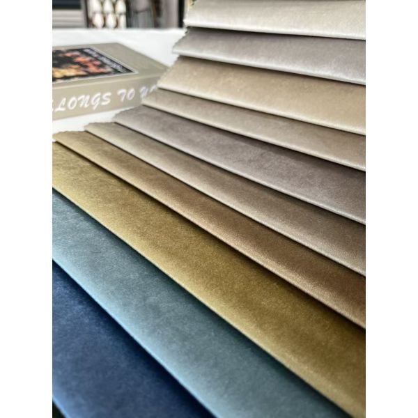 Soft Durable Plain Velvet Sofa Fabric Suitable for Upholstery Covering Sofas Chairs and Decorative Furniture