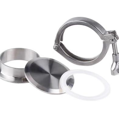 Stainless Steel 304 316 Clamp Blind Plate Sleeve DN6-DN200 OEM