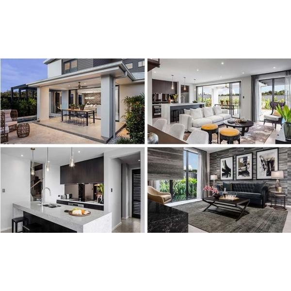 Австралийский проект по изготовлению рамок из легкой стали с предварительным изготовлением рамочного стального дома с предварительным изготовлением виллы LGFS House Custom Design