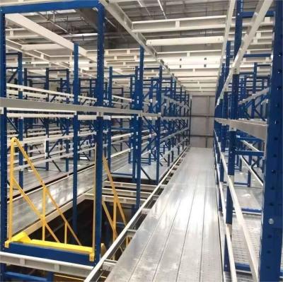 Customized Steel Mezzanine Platform Racking Systems For Warehouse Storage Fixed Mobility