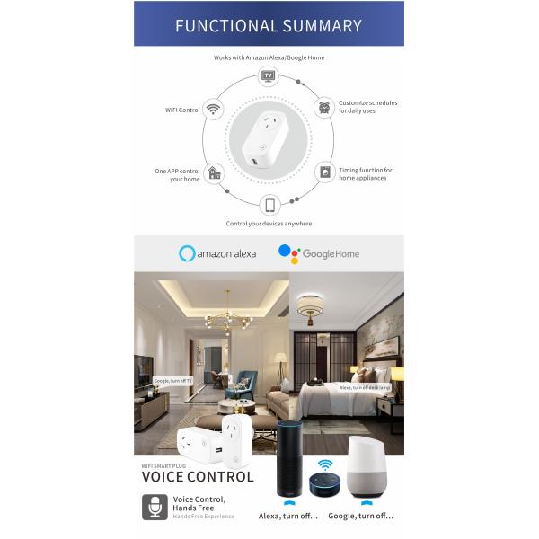 AU Standard 10A Smart Socket Wi-Fi Plug With USB