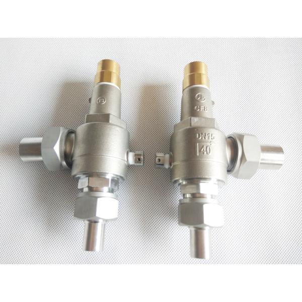 Подгоняйте подъемный клапан падения нержавеющей стали предохранительного клапана газа дюйма криогенный