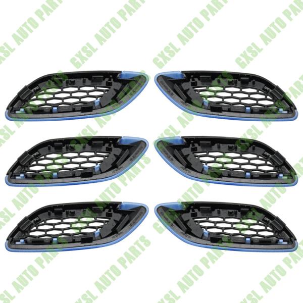 For Maserati Levante Blue Left Right Side Fender Air Outlet Vent Cover Strip Kit OEM 670065952 670065951