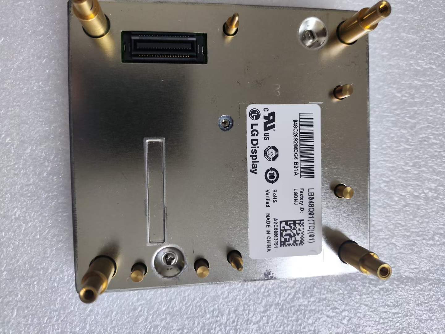 LG 4.8Inch Car LCD Display with 400 cd/m² Luminance 240 × 257 Pixel Number and 40PIN Connector for Automotive