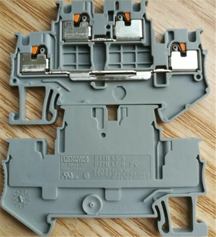 Phoenix Contact Connector DIN Rail Terminal Blocks 3208511 PTTB 1,5/S - Double-level terminal block