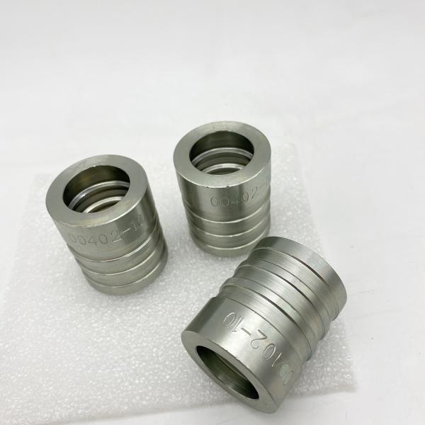 Carbon Steel EN 856-4SP Hydraulic Hose Ferrules CNC Hot Forge