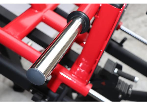 Red Full Fitness Seated Leg Press Machine For Muscle Exercise