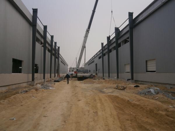 Q355B Steel Frame Prefabricated Warehouse for Food Workshop
