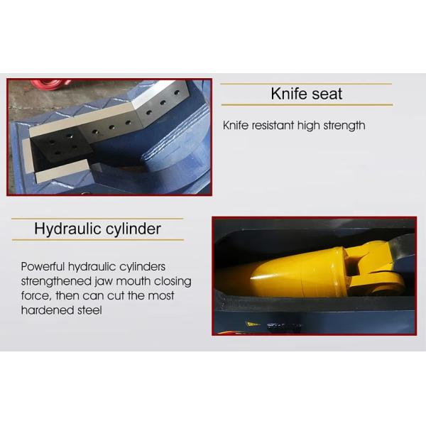 Heavy Duty Powerful Hydraulic Metal Eagle Scrap Shears Cutter For Excavator