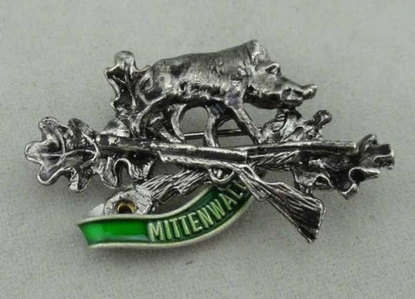 Full 3D Pewter Soft Enamel Pin 1.25 inch  1.2 mm Antique Nickel Plating
