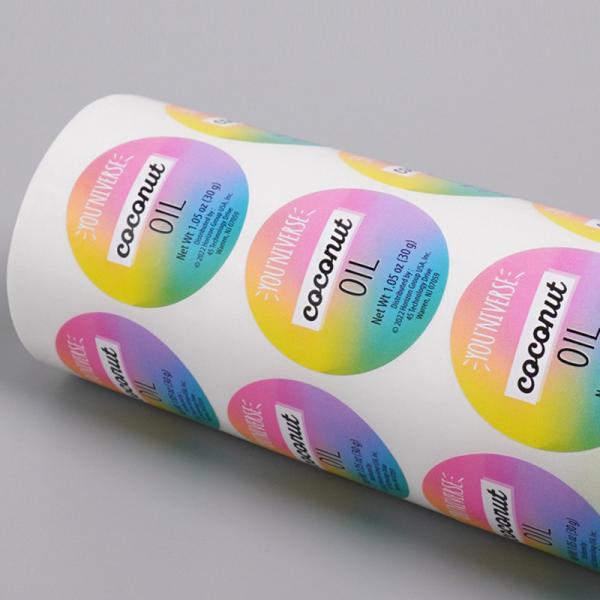 Custom Printed Paper Stickers Cheap Eco-Friendly Self-Adhesive Labels Business Stickers