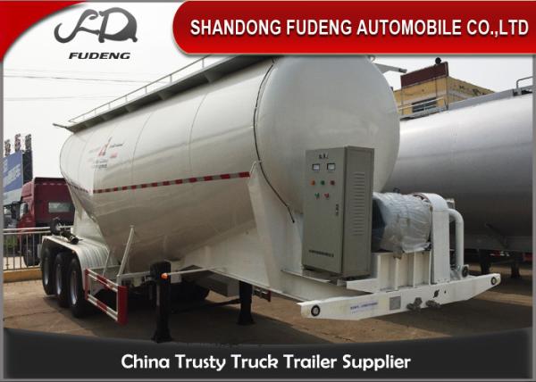 Tri axle 60cbm 40 ton 60 ton 70 ton dry silo bulk cement bulker tank trailer