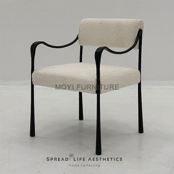 Modern Designer Wabi-Sabi Chair Handmade Tufted Villa Living Room Furniture for Home Dining or Hotel Use