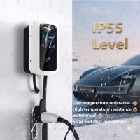 Estação de carregamento de veículos elétricos montada na parede com Wi-Fi de nível 2 de 22 kW com aplicativo