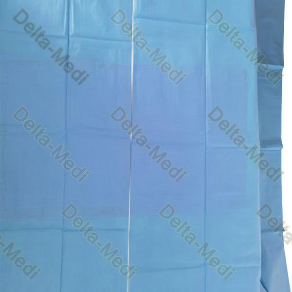 SMS Sterile Reinforced Orthopedic Drape U Drape With Split Disposable Surgical Pack Set