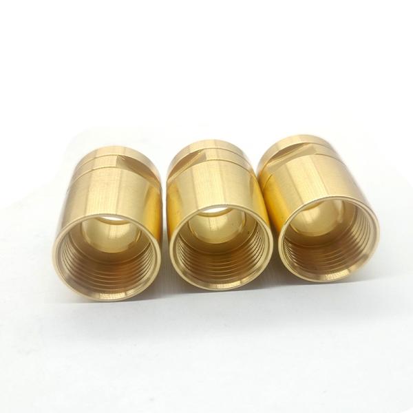 Custom Precision CNC Machining Parts Brass Lathe Parts 0.01mm Tolerance