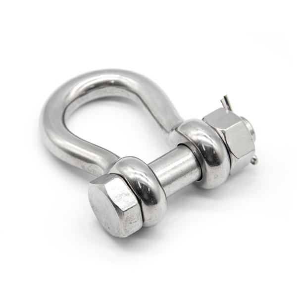 Bow Shackle 304 316 Stainless Steel Anchor Shackle High Strength