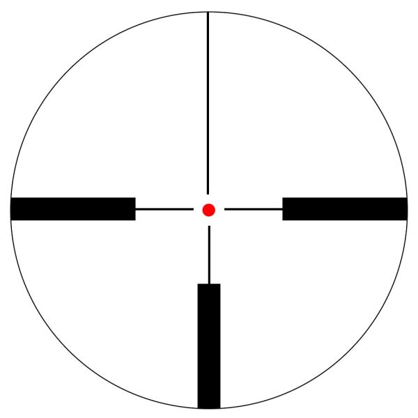 Length 280mm and Maximum Output Power 0 Illuminated Scope 1-6X24IR for Compact Spotting