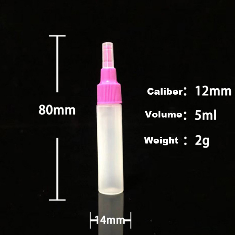 трубки обнаружения стерилизации 3ml 5ml нуклеиновые кисловочные пластиковые