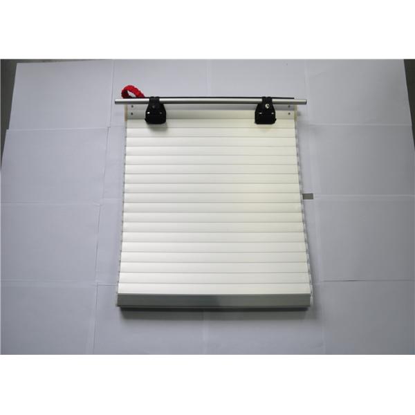 Porte en aluminium de volet de rouleau pour les véhicules spéciaux construits dans la bande en caoutchouc de camion de pompiers d'incidence