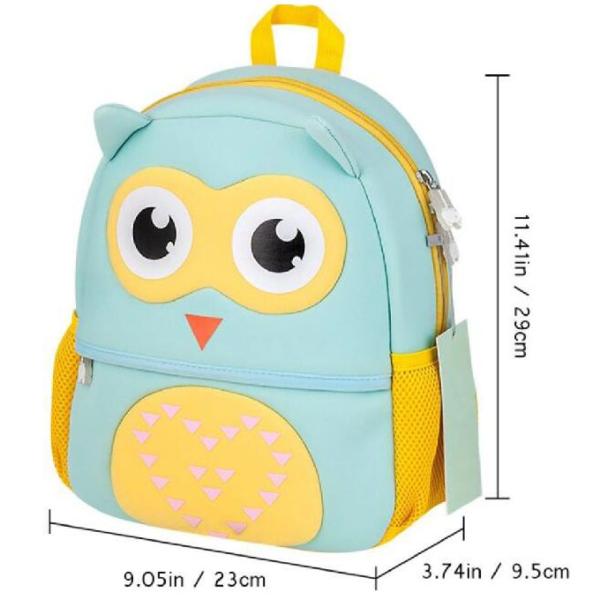 Рюкзак детского сада неопрена мультфильма детей животный