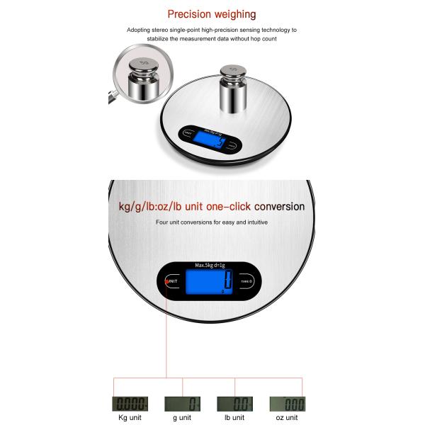 Cheapest Product 5Kg Food Processing Machines Small Kitchen Weighing Scale