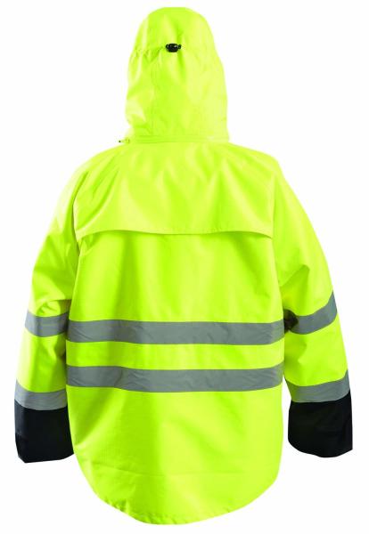 100% Polyester 2 In 1 Security Green Hi Vis Vest 8 Pockets 60*40*34cm