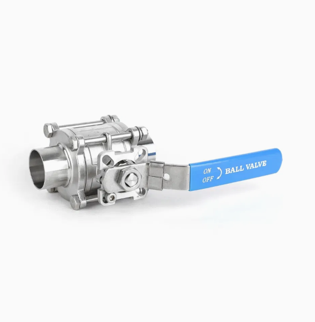 3A Certified Sanitary Tri-Clamp Ball Valve 316L Polished Quick Install Ball Valve for Pharmaceutical