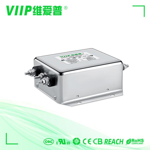 Single Phase EMI Filter with 1500V AC Dielectric Strength and Low Leakage Current 