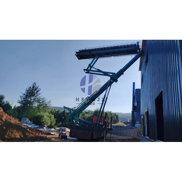 Mobile 18.5m High Altitude Lifting Platform 8t Capacity And Hydraulic Driven