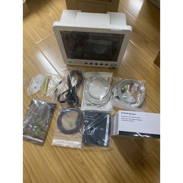 Monitor de paciente multiparamétrico TFT LCD a color de 12.1'' con 1 año de garantía y diseño compacto de 30*27*30CM
