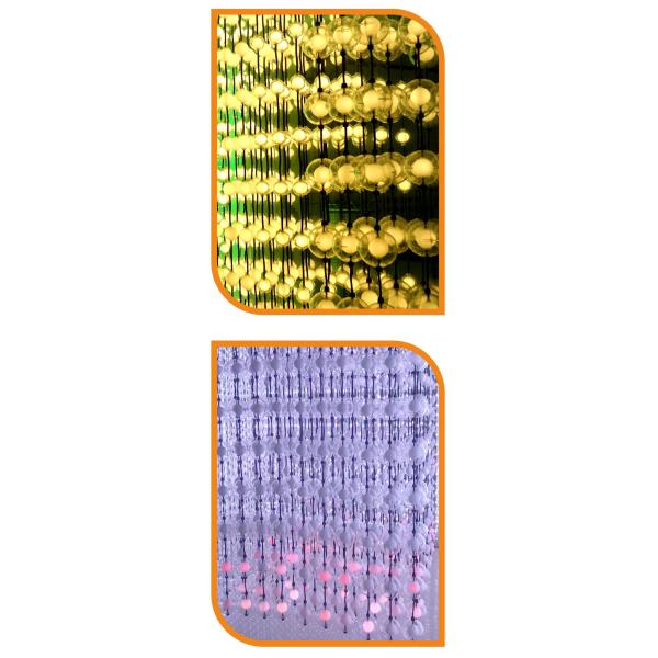 Рождественский мяч 3D Pixel Led 50 Рождественская елка полный цвет водонепроницаемая