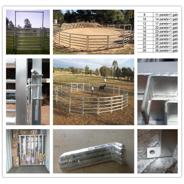 1.8m X 2.1m Oval Tube Heavy Duty Cattle Panel Portable
