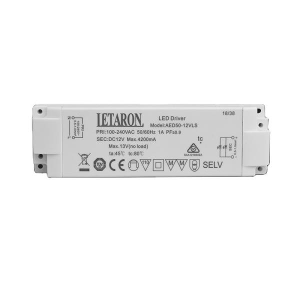 Conducteur universel 5000mA 50/60W 100-240VAC de LETARON 12/24VDC LED