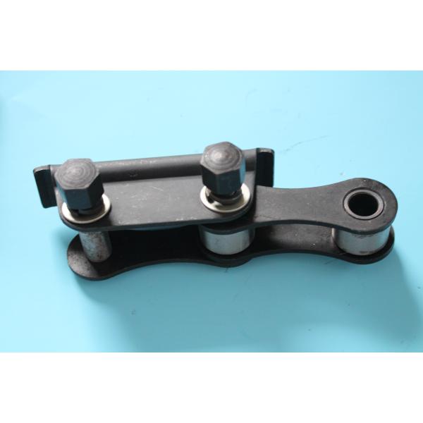 Textile Finishing Machine Spares Bruckner Stenter Chain Link Black Color Steel Horizontal Type
